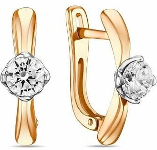 Серьги Лукас E01-Z-59754-Z 3,8гр.