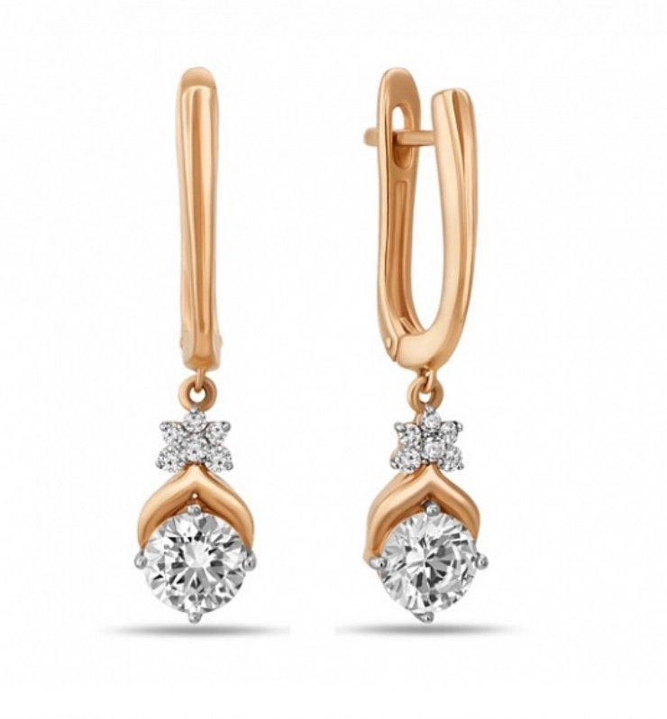 Серьги Лукас E01-Z-59662-Z 3,16гр.