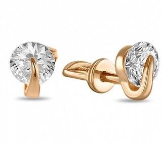 Серьги Лукас E01-Z-59371-Z 1,65гр.