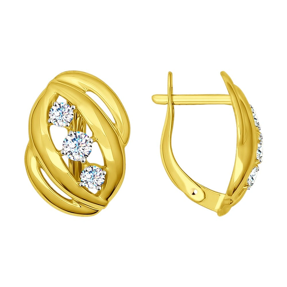 Серьги Sokolov 026966-2 4,24гр.