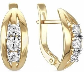 Серьги Лукас E01-Z-59746-Z 3гр.