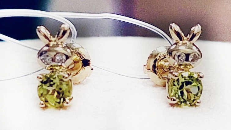 Серьги Constella 3998 AS 0,92гр 0,02ct.