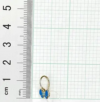 Серьги Goldos GDS142821 1,1гр. - фото 2