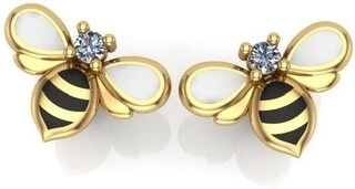 Серьги Лукас E01-C-EL-59717-Z 1,85гр.