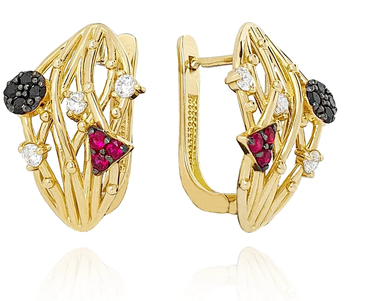 Серьги Goldos 143240 8,2гр