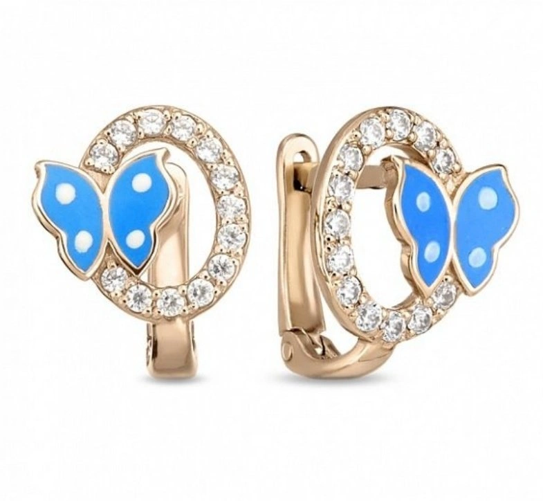 Серьги Лукас E01-C-EL-59442-Z 1,73гр. 