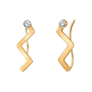 Серьги-каффы Атолл 20997 1.22гр 