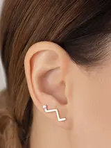 Серьги-каффы Атолл 20997 1.22гр  - фото 4