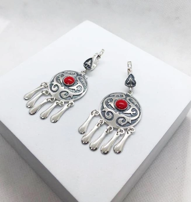 Серьги Кристалл-L С-35-65 12,6гр. 