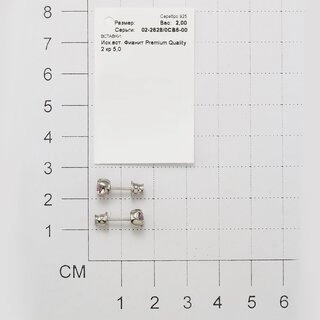 Серьги Алькор 02-2628_0СВ6-00 2гр. 
