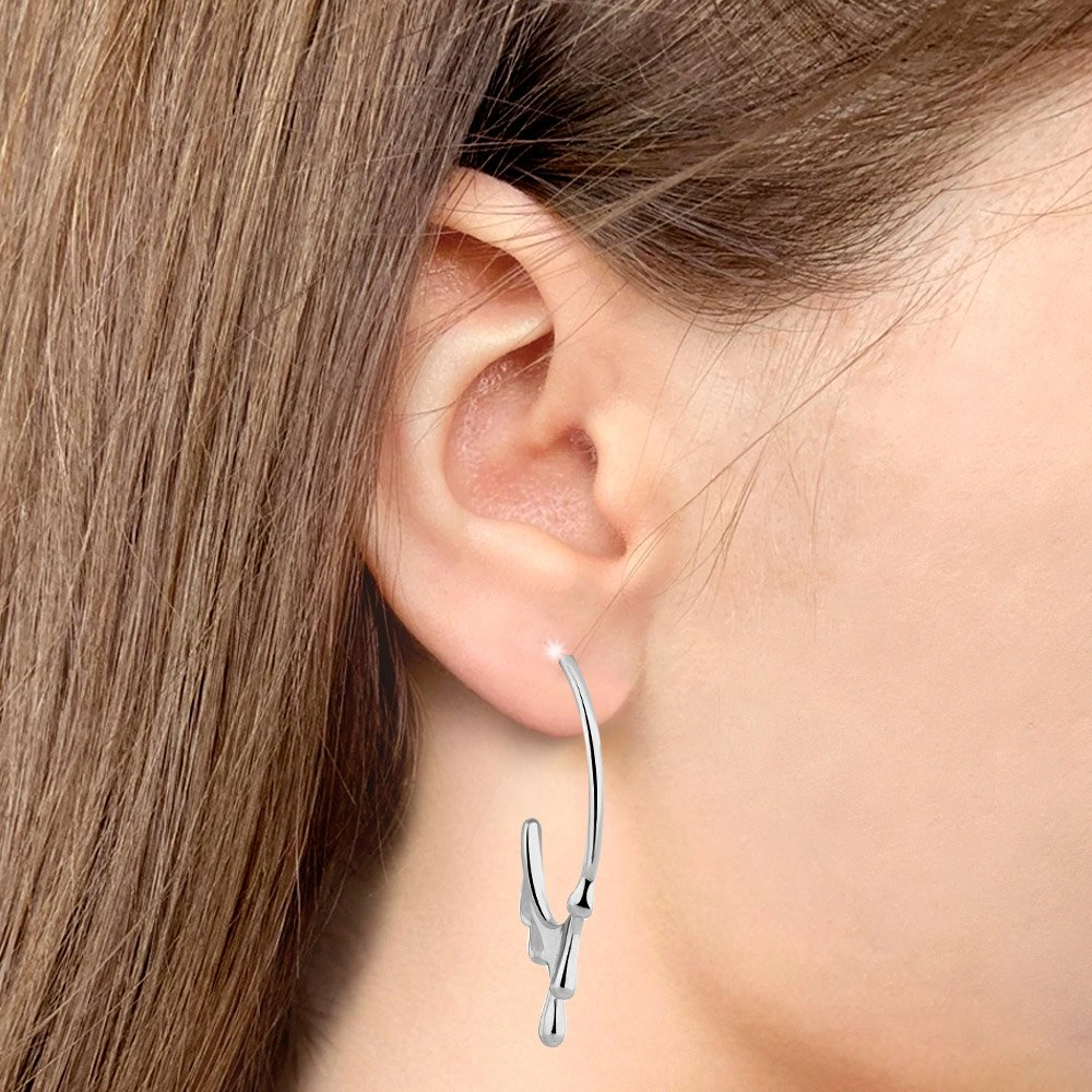 Серьги Aquamarine 34005 2,5гр. 