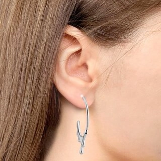 Серьги Aquamarine 34005 2,5гр. 