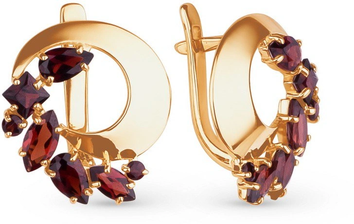 Серьги Костромской ювелирный завод 12010665/грн 3,98гр. 