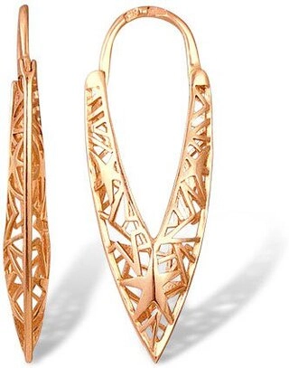 Серьги Костромской Ювелирный Завод 14010334 2,98гр. 