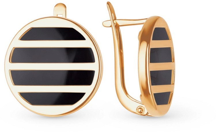 Серьги Костромской ювелирный завод 12110131/он 6,57гр. 