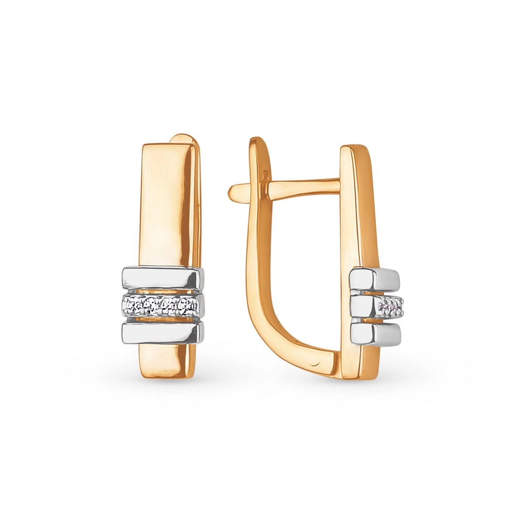 Серьги Костромской ювелирный завод 22010361 3,14гр. 