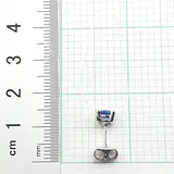 Серьги Goldos XDE4241W 1,8гр 1,07ct 0,04ct. - фото 2