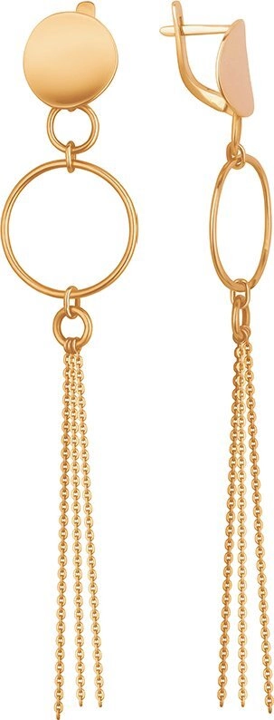 Серьги Костромской ЮЗ 14010485 4,86гр. 