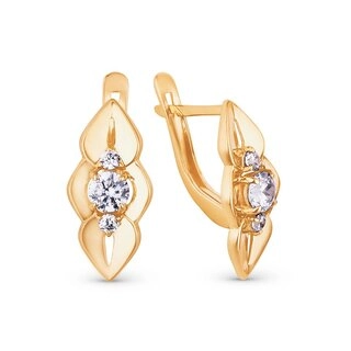 Серьги Костромской ювелирный завод 12010605 3,02гр. 