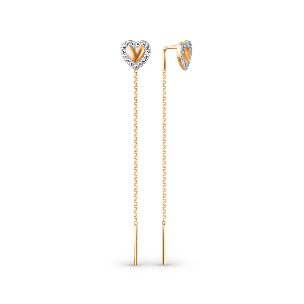 Серьги Костромской ювелирный завод 12010739 1,57гр. 