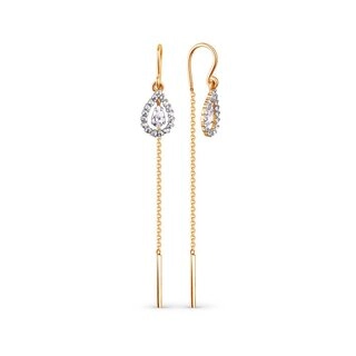 Серьги Костромской ювелирный завод 12010779 