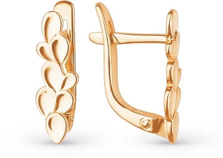 Серьги Костромской Ювелирный Завод 14010566 1,91гр. 