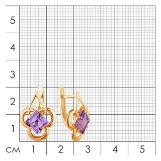 Серьги Костромской ЮЗ 11310294 3,49гр. 