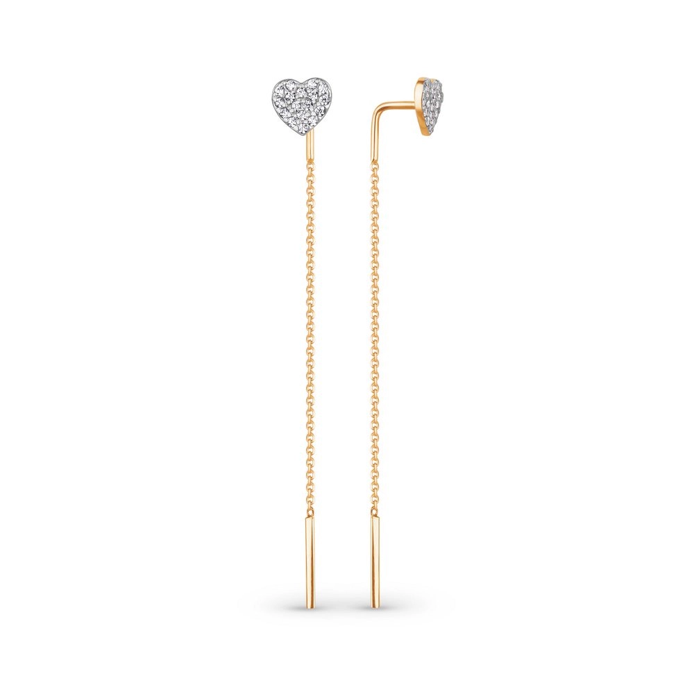 Серьги Костромской ювелирный завод 120107380 1,16гр. 