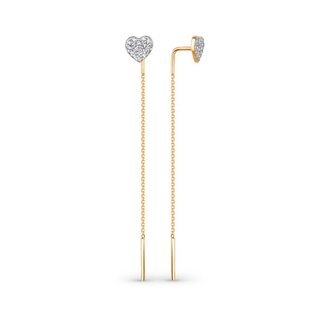 Серьги Костромской ювелирный завод 120107380 1,16гр. 