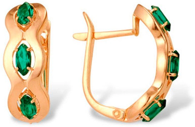 Серьги Костромской ЮЗ 13110034-изн 4,41гр. 