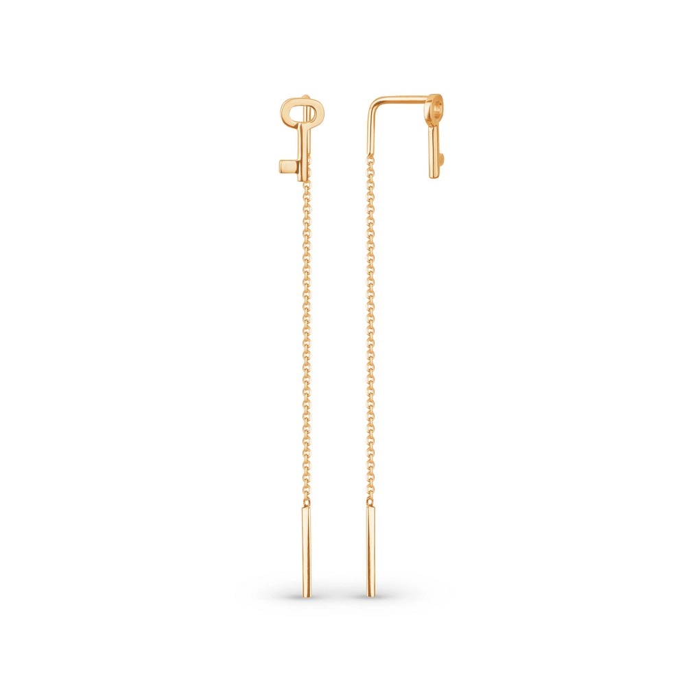 Серьги Костромской ювелирный завод 14010606 0,81гр. 