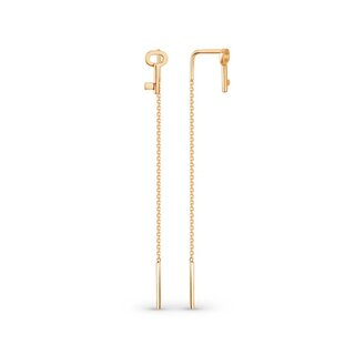 Серьги Костромской ювелирный завод 14010606 0,81гр. 