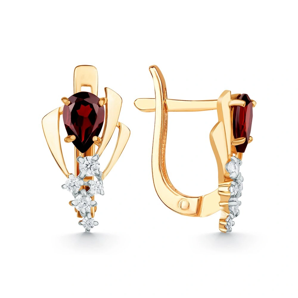 Серьги Костромской ювелирный завод 12710012 2,29гр. 