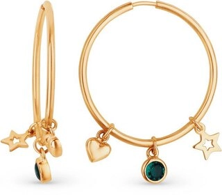 Серьги Костромской ювелирный завод 12010623 3,02гр. 