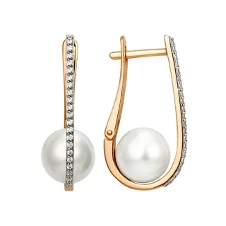 Серьги Dinastia 006262-1612 4,88гр 