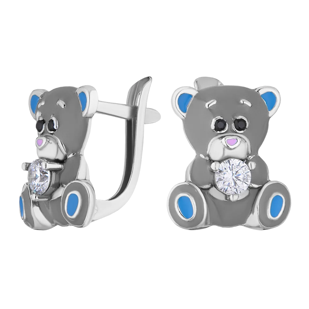 Серьги Альфа-Карат 28210467/9гг-дг-рг 2,7гр.  - фото 2