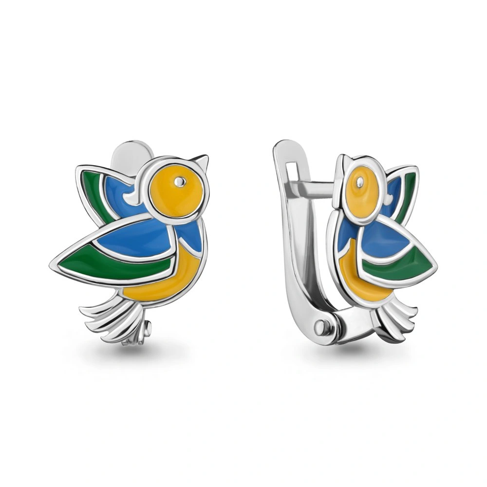 Серьги Aquamarine 33134 1,68гр. 