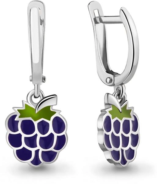 Серьги Aquamarine 33855 2,5гр 