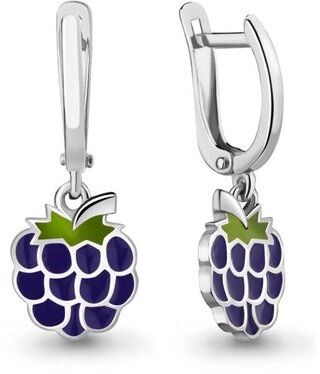 Серьги Aquamarine 33855 2,5гр 