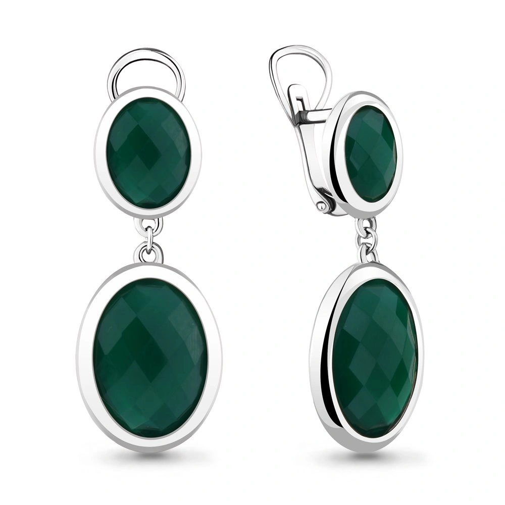 Серьги Aquamarine 4441209 8гр. 