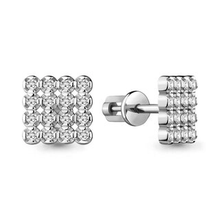 Серьги Aquamarine 48430А 