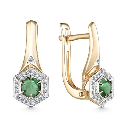 Серьги Goldos 25632-301 2.9гр 