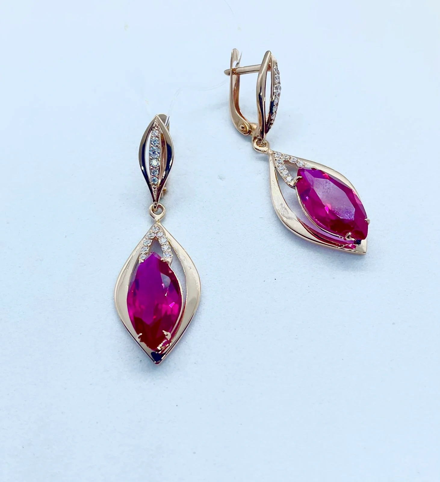 Серьги ЮФ Диана СД-396РК 6.3гр  - фото 2