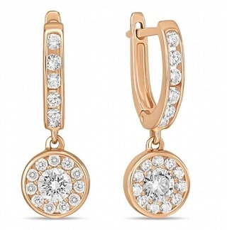 Серьги Лукас E01-Z-59646-Z 1,9гр.