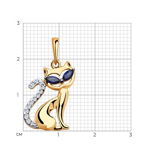 Кулон Sokolov 035524 1,49гр. 