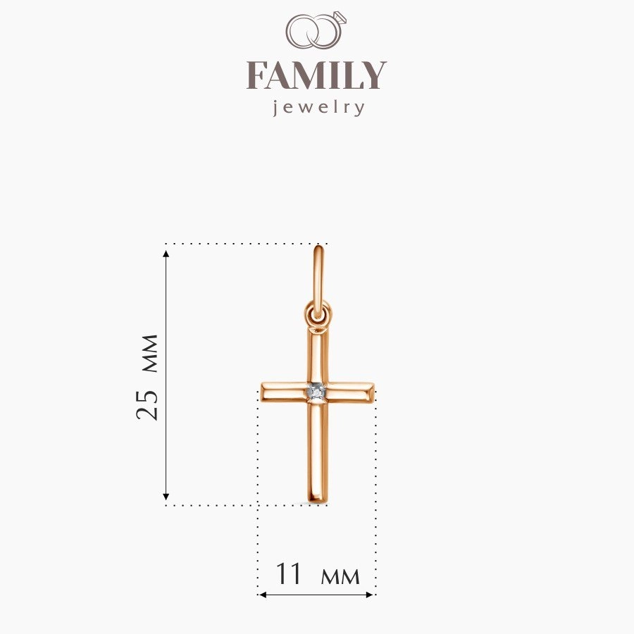 Кулон Family Jewelry П2799МП-120 0,5гр. 