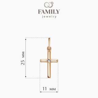Кулон Family Jewelry П2799МП-120 0,5гр. 