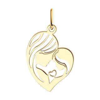 Кулон Sokolov Любовь к матери 033907 0,79гр. 