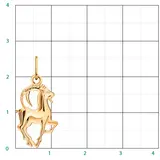 Кулон Atoll 5270/козерог 1,26гр. 