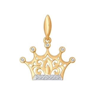 Кулон Sokolov Корона 034783 1,16гр. 